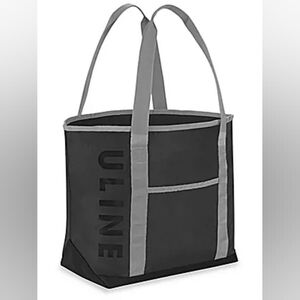 Black and Gray Tote Bag